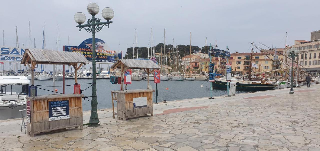 Appartement Entier Au Dessus De Villa, Climatisation Reversible Poele A Bois Tres Chaleureux , Wi Fi Parking Privee Gratuit Situation 500 M, Plage Et Centre Ville Sanary-sur-Mer Exteriör bild